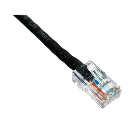 AXIOM MANUFACTURING Axiom 6-Inch Cat6 Cable No-Boot (Black) C6NB-K6IN-AX